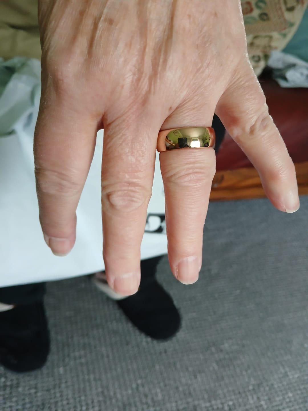Customer photo review of Engrave Your Ring