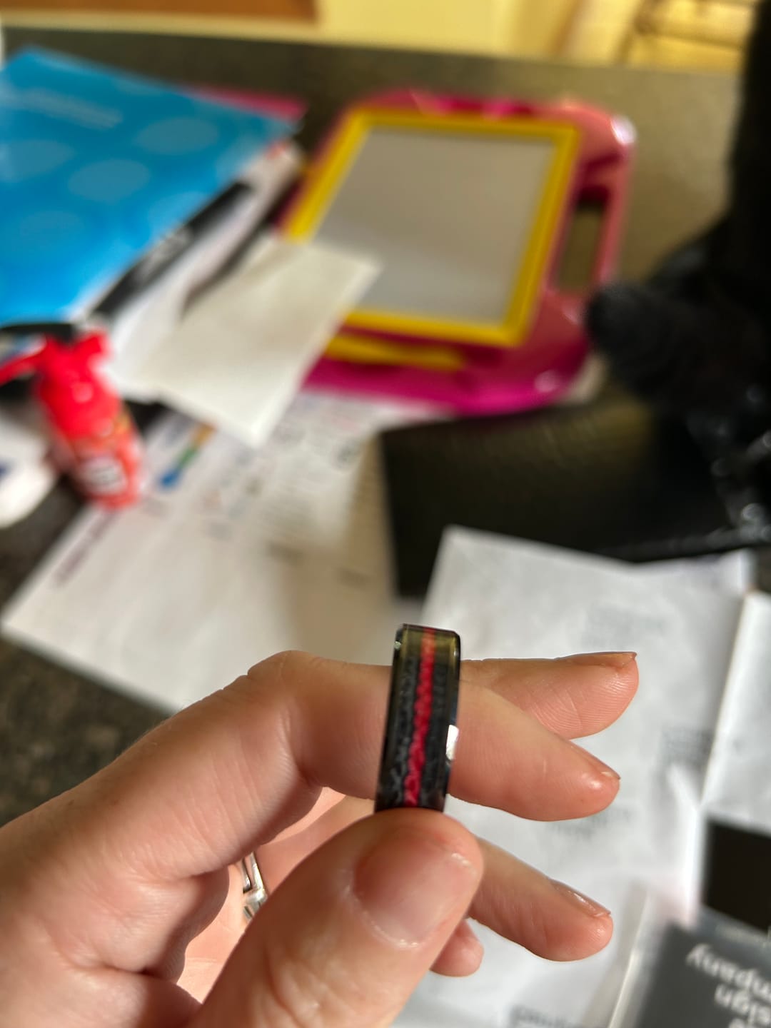 Customer photo review of Thin Red Line - Fire Hose Ring