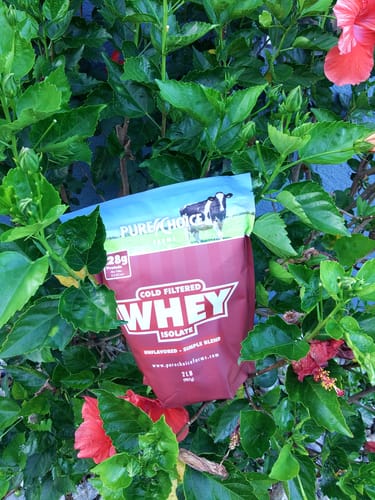 Customer photo review of Whey Protein Isolate Unflavored