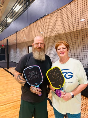 Customer photo review of The Filth 16mm Pickleball Paddle - El Citron