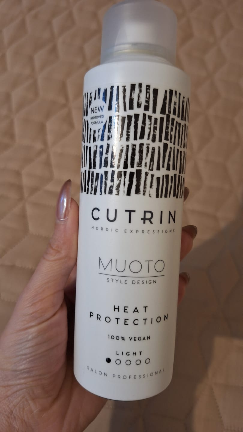 Customer photo review of Професионален термозащитен спрей-грижа за коса Cutrin Muoto