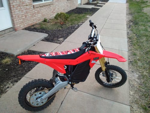 Customer photo review of Custom Seat Cover: Electro & Co ETM RTR