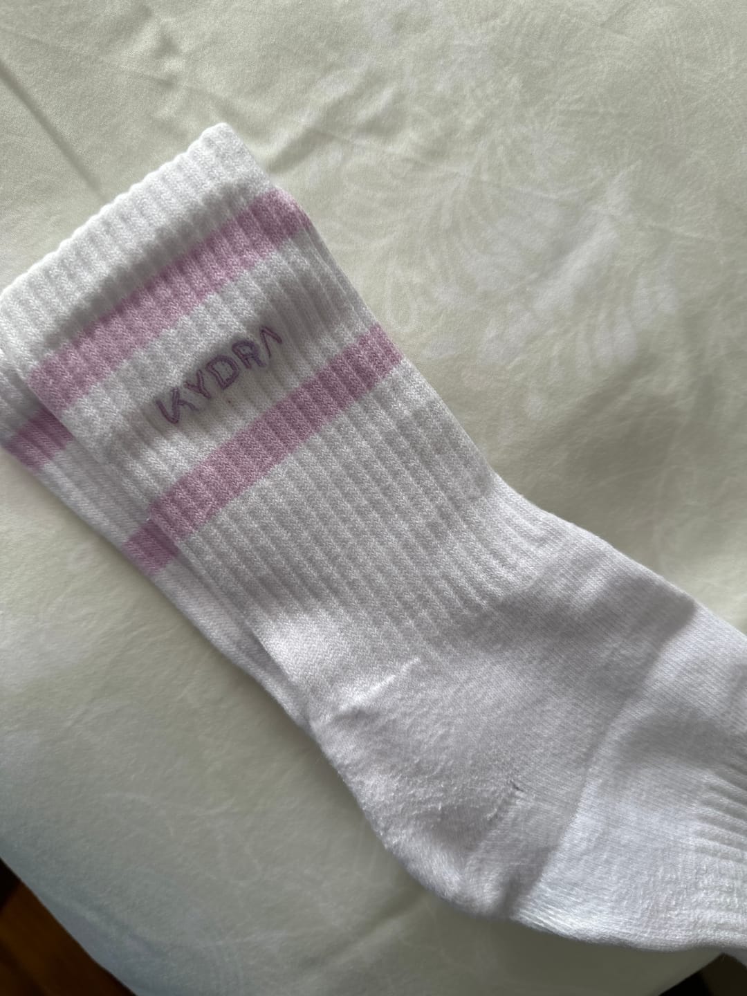 Customer photo review of Unisex Striped Socks