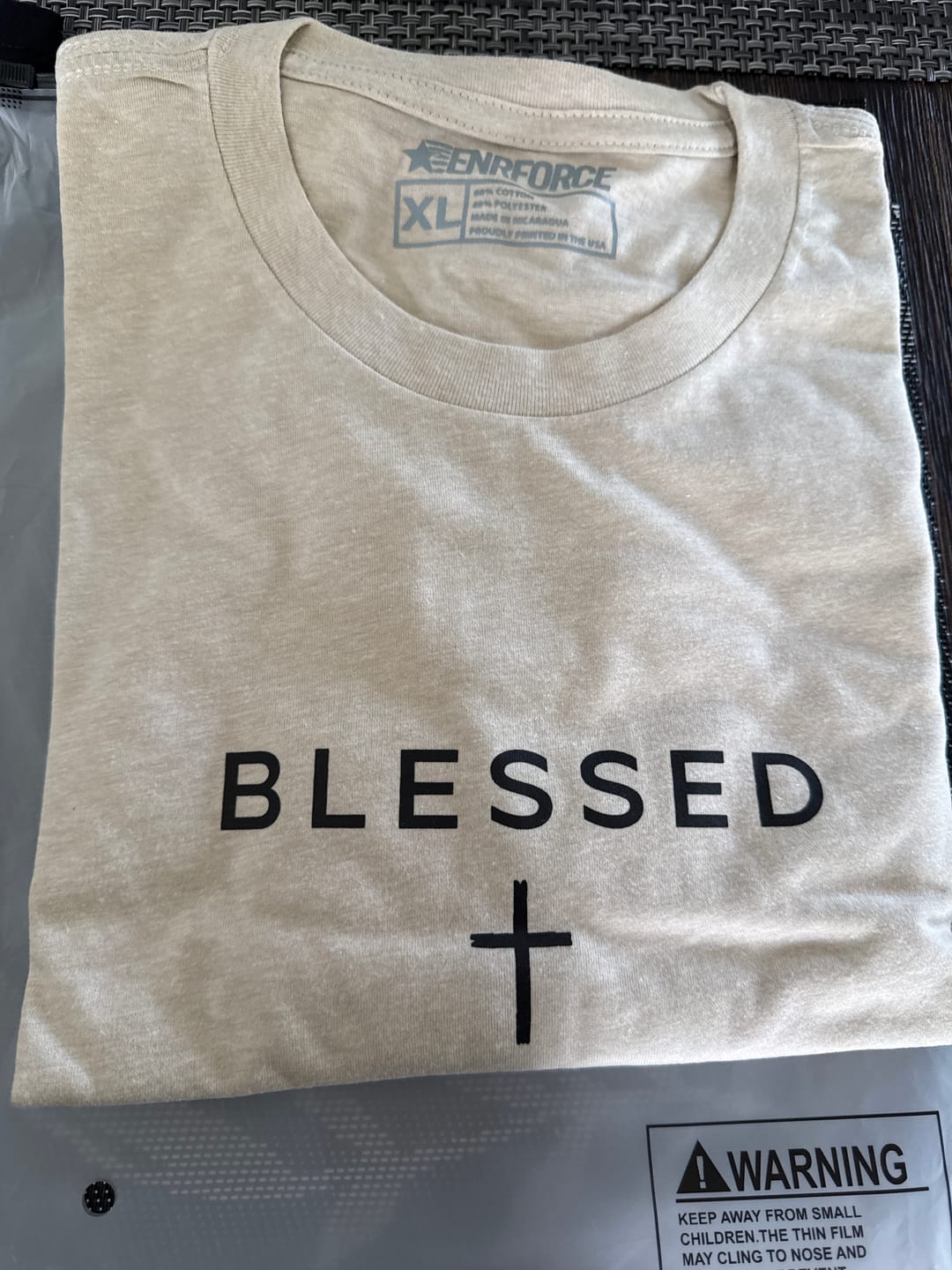 Customer photo review of Blessed Tee