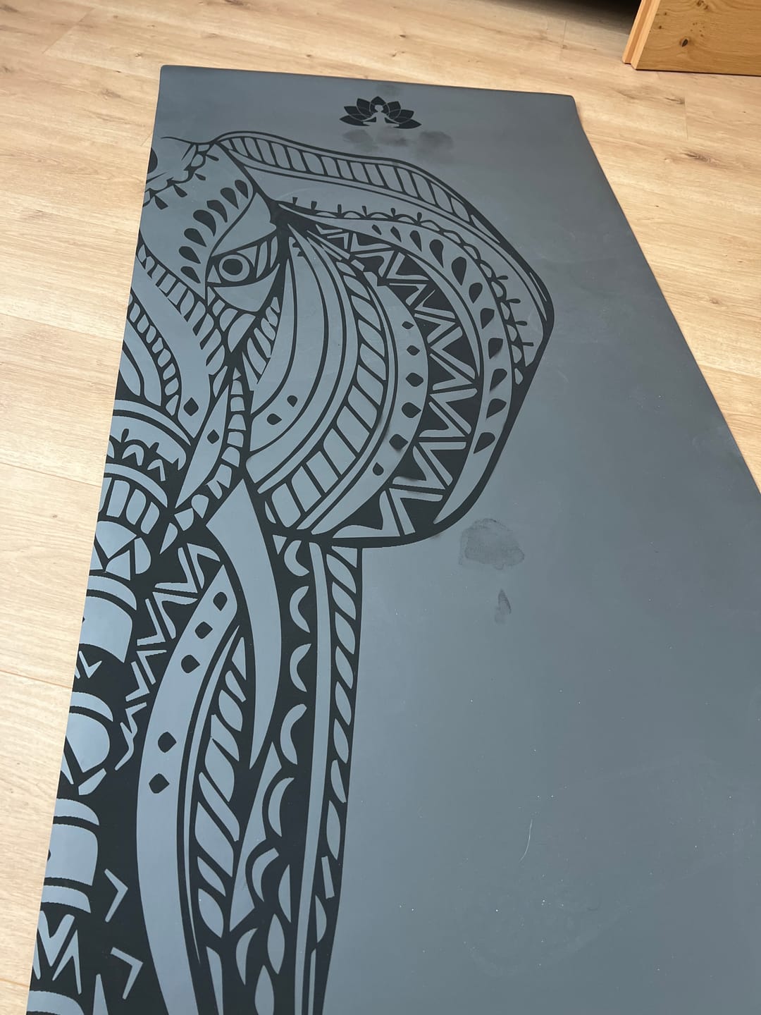 Customer photo review of Yogamatte Studioline Ultra-Grip "Grau Elefant" inkl. Tragegurt