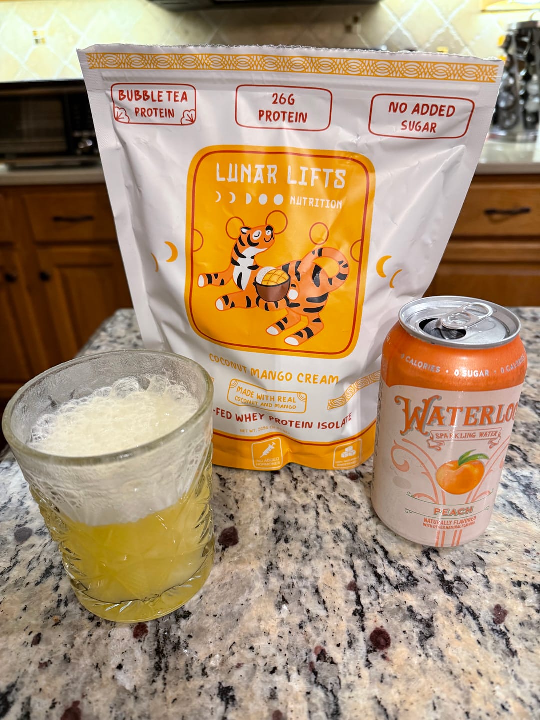 Customer photo review of Coconut Mango Cream - Whey Protein Isolate