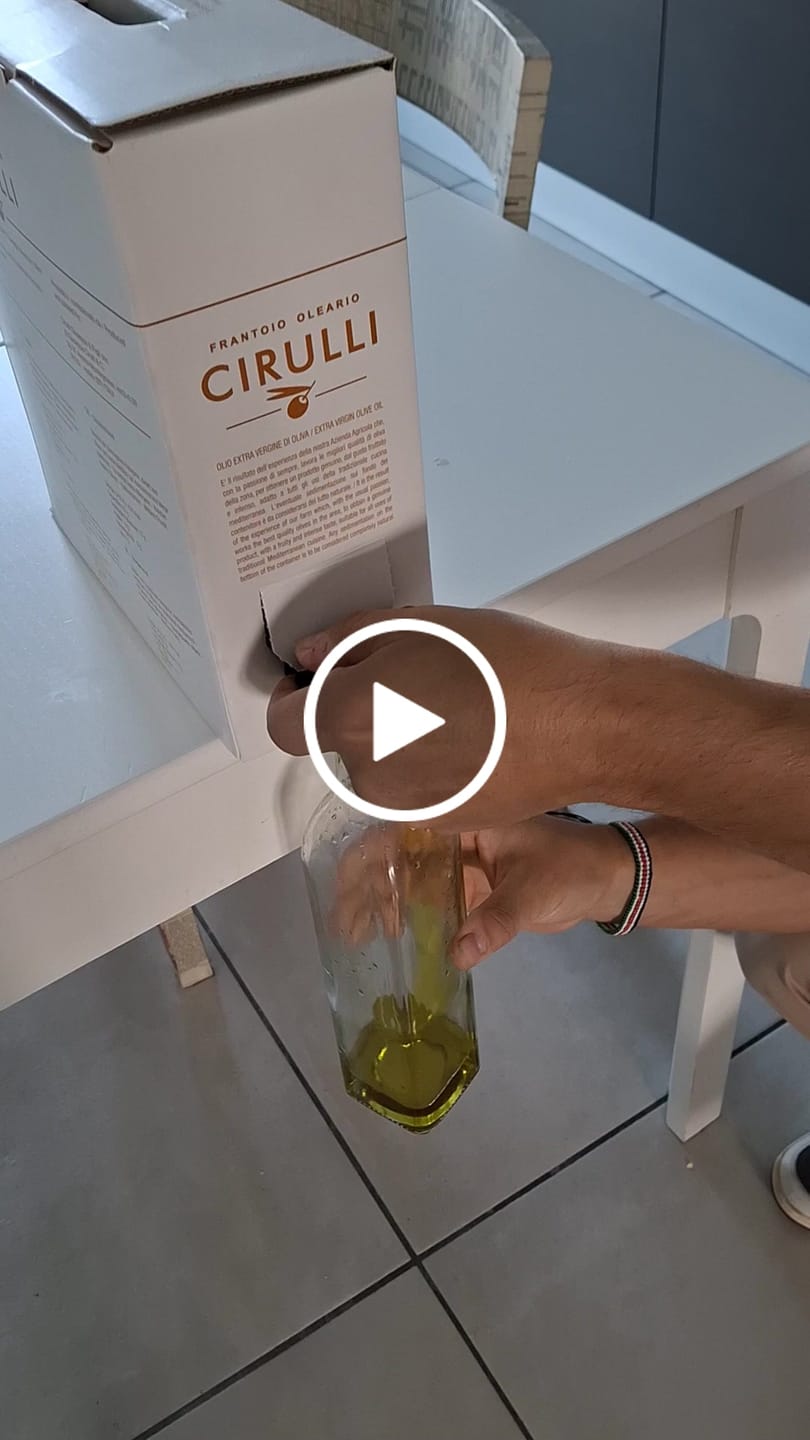 Customer video review of Bag in box di olio extravergine di oliva • 5 Litri