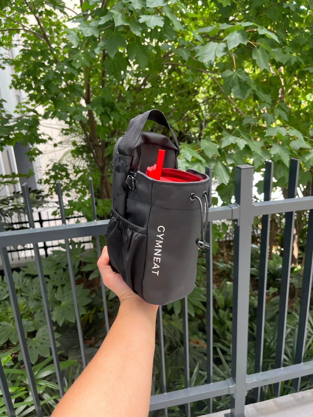 Customer photo review of Magnetic Gym Bag