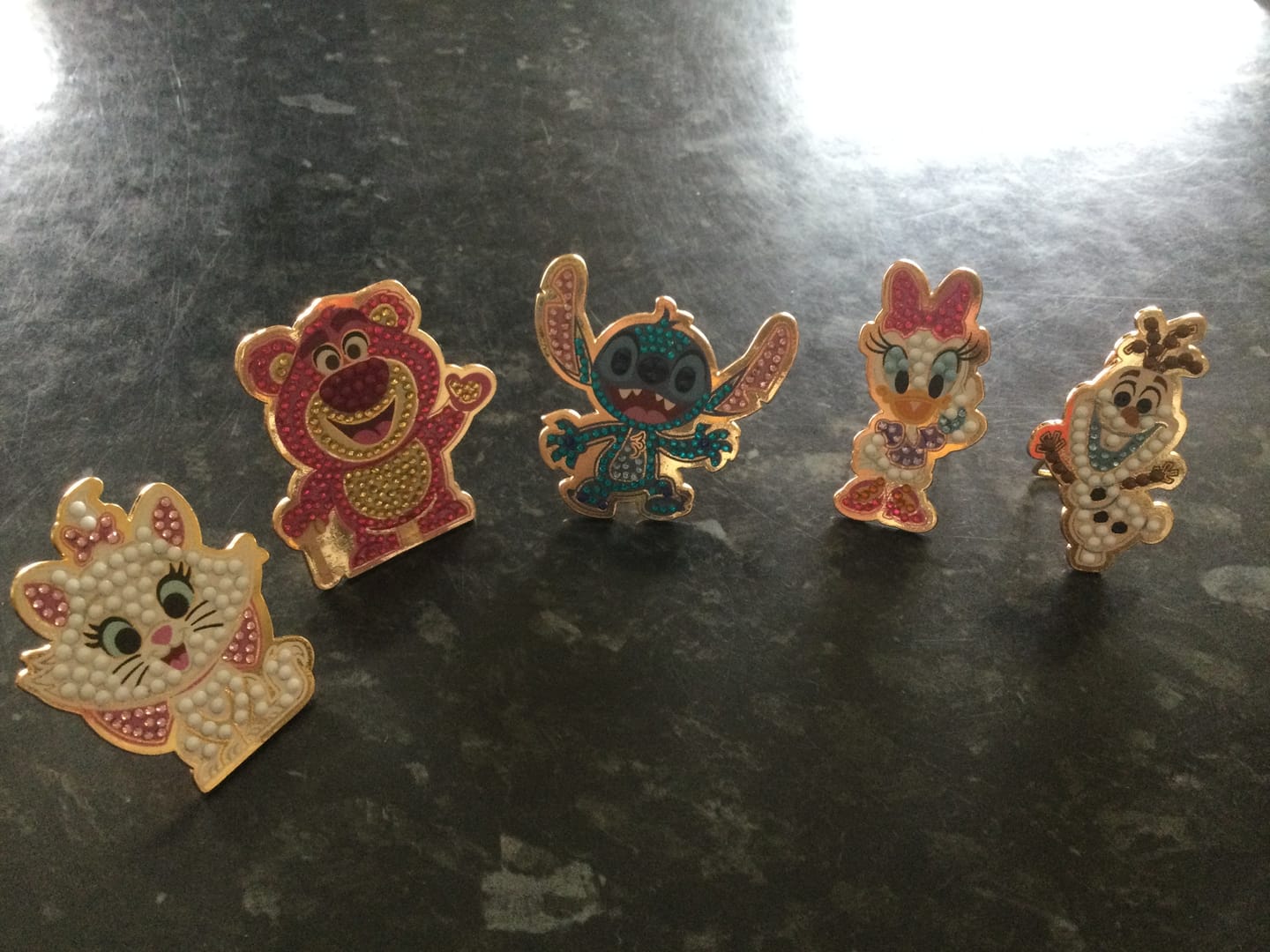 Customer photo review of Disney Crystal Art Pin Badge - Blind Bag