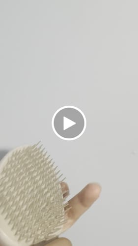 Customer video review of Q-Lia Moko Mocha Smooth Hairbrush - Gray