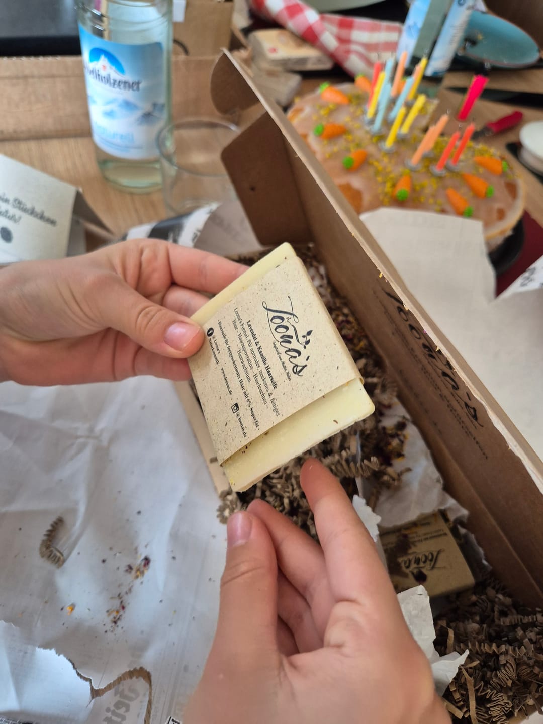 Customer photo review of Loona's SoapSampleBox mit Sisalsäckchen (Probiere alle Düfte)