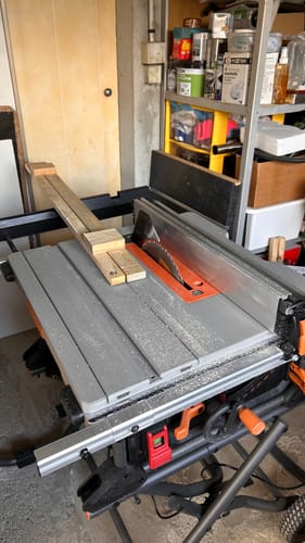 Customer photo review of Scie sur table Evolution R255TBL+ 255mm 1800W avec lame multi-matériaux TCT+ Support roulant pliable