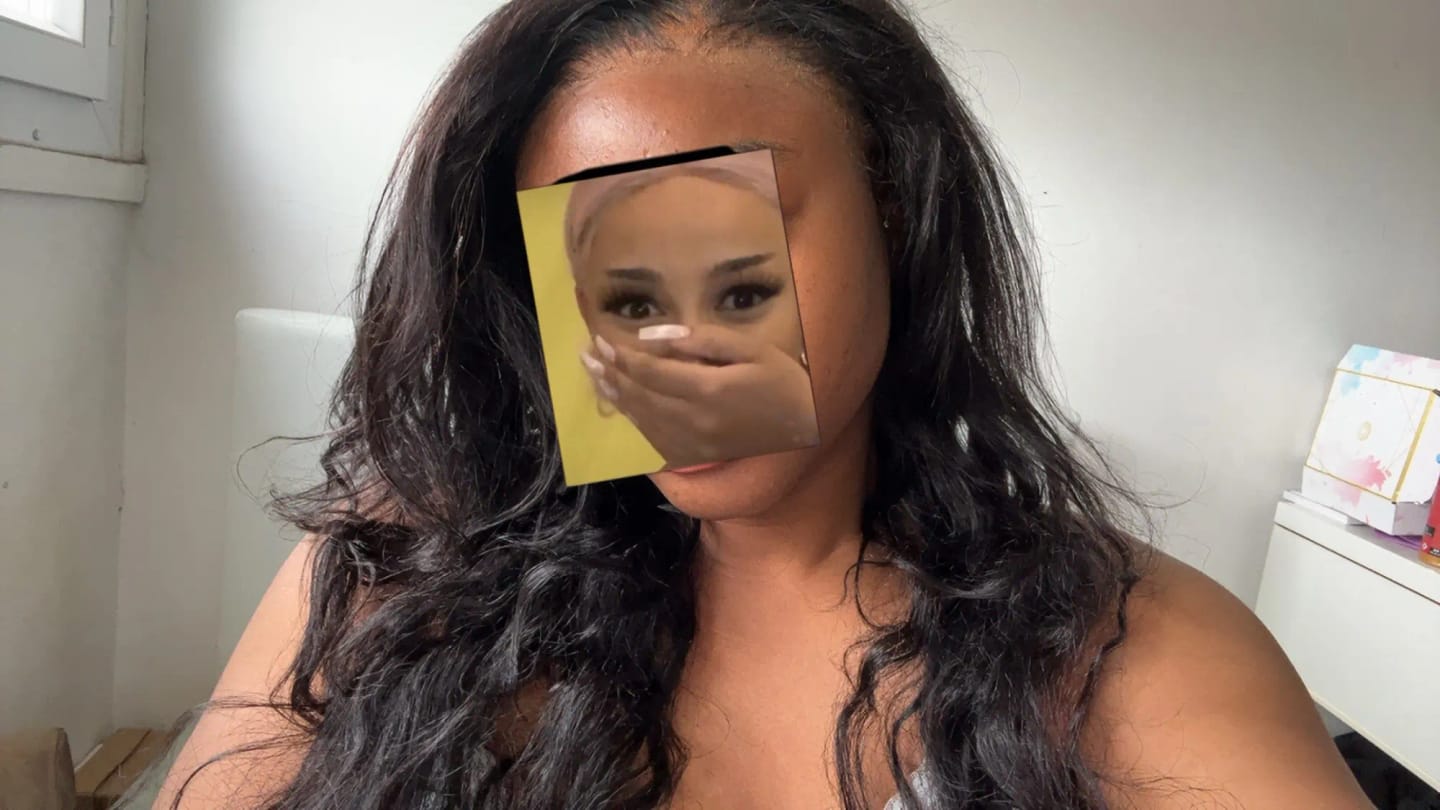 Customer photo review of Remy Human Hair Lace Front Wig Body Wave 30–40 Inch — Jet Black | KIMLUD