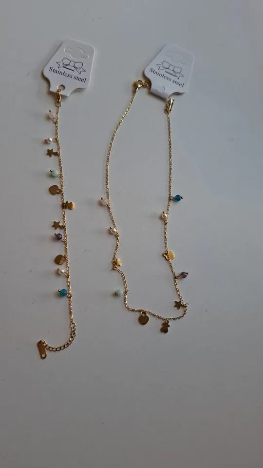 Customer photo review of 316L Stainless Steel Chain Necklace 18K Gold Plated — Gold | KIMLUD