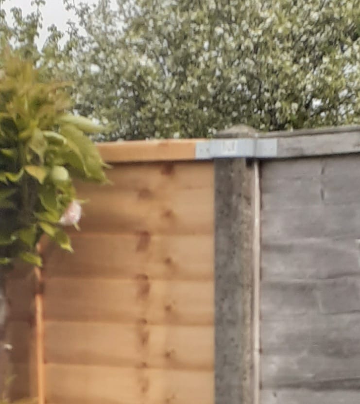 Customer photo review of (10 Pack) Ultimate 4Inch Fence Post Security Brackets