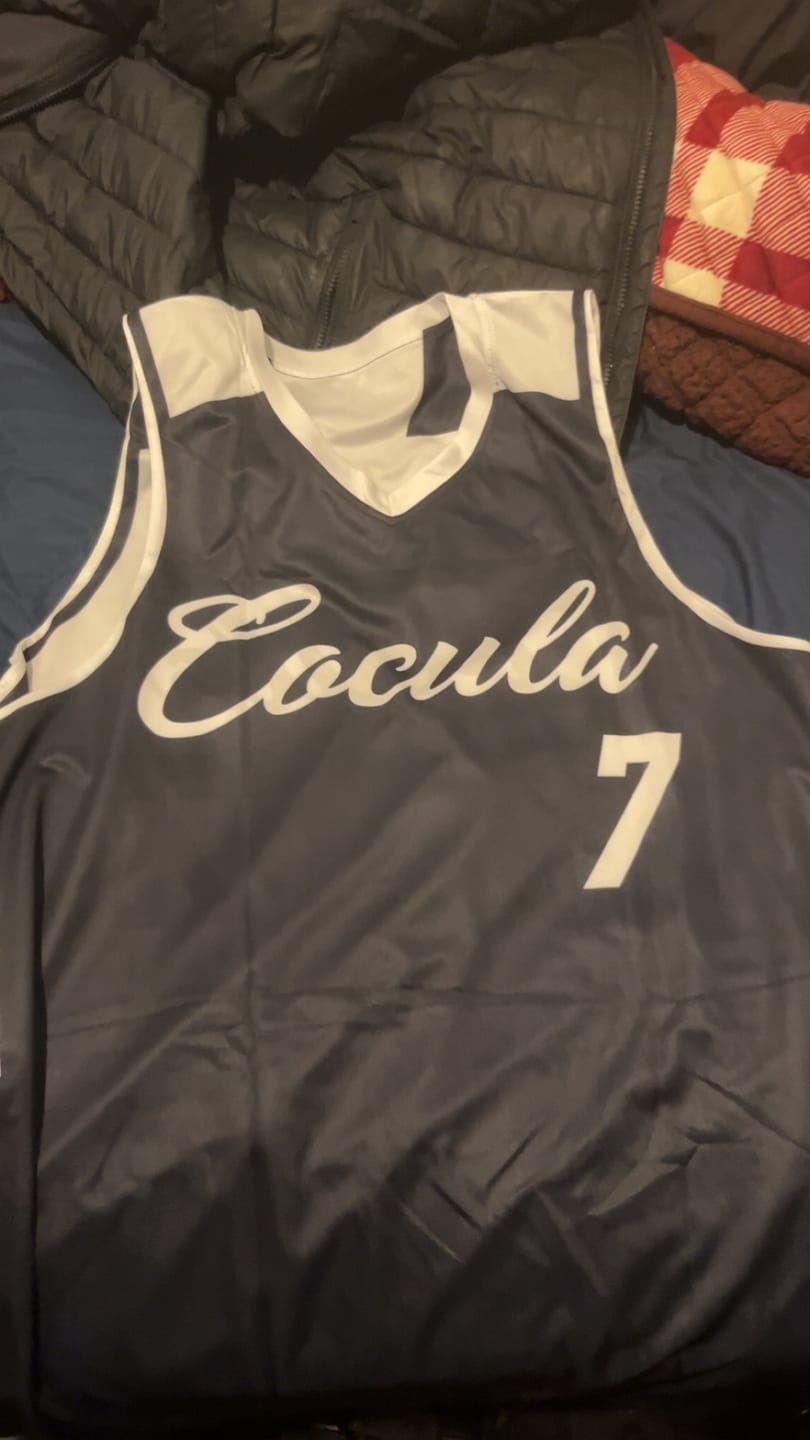 Customer photo review of Custom Reversible Basketball Jerseys with Numbers |  Personalized Double Side Tops