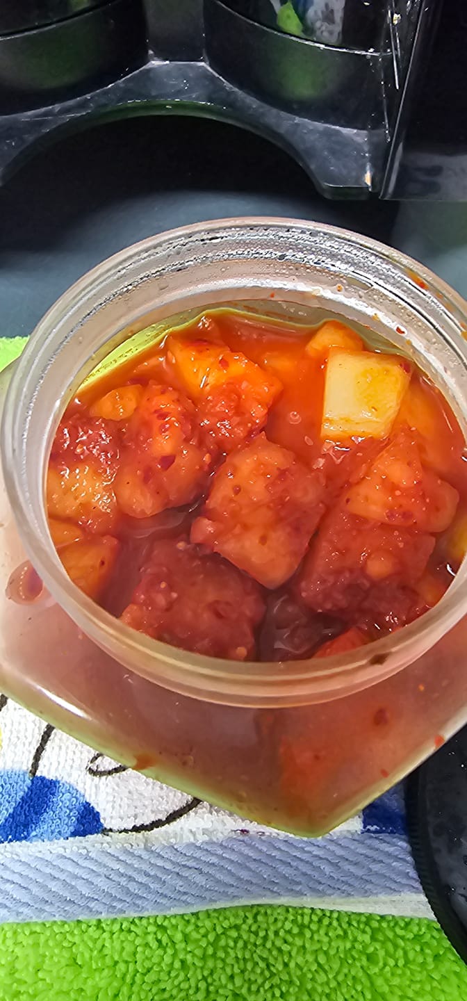 Customer photo review of JIN "Radish" Kimchi