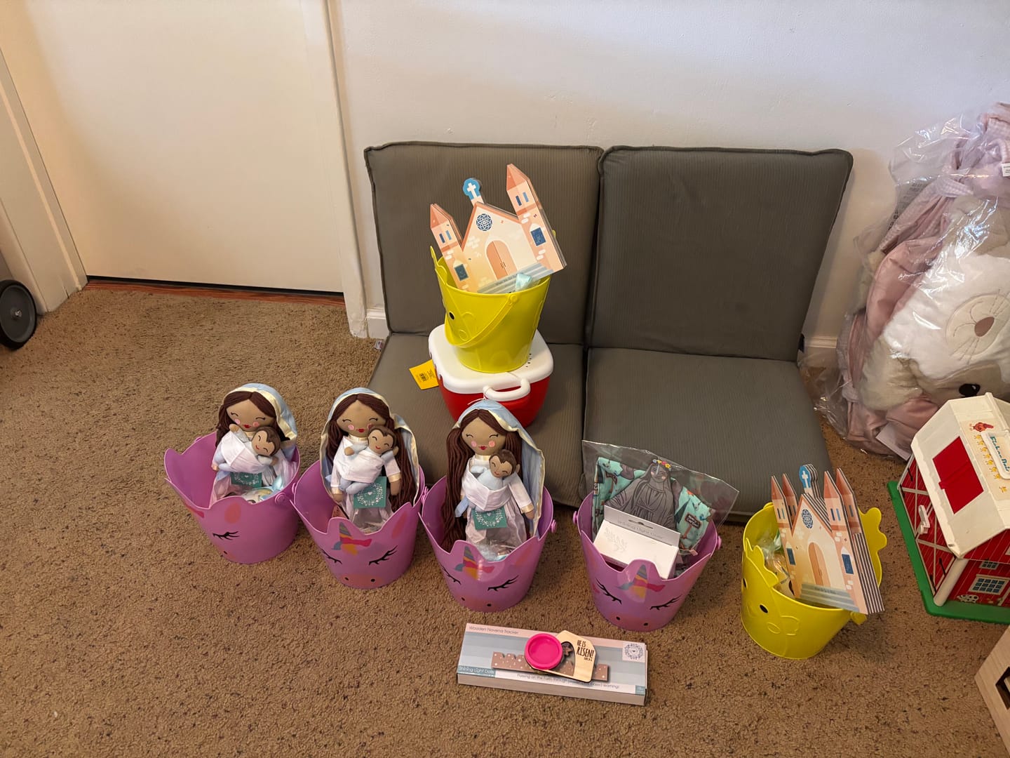 Customer photo review of When We Go to Mass - shaped board book