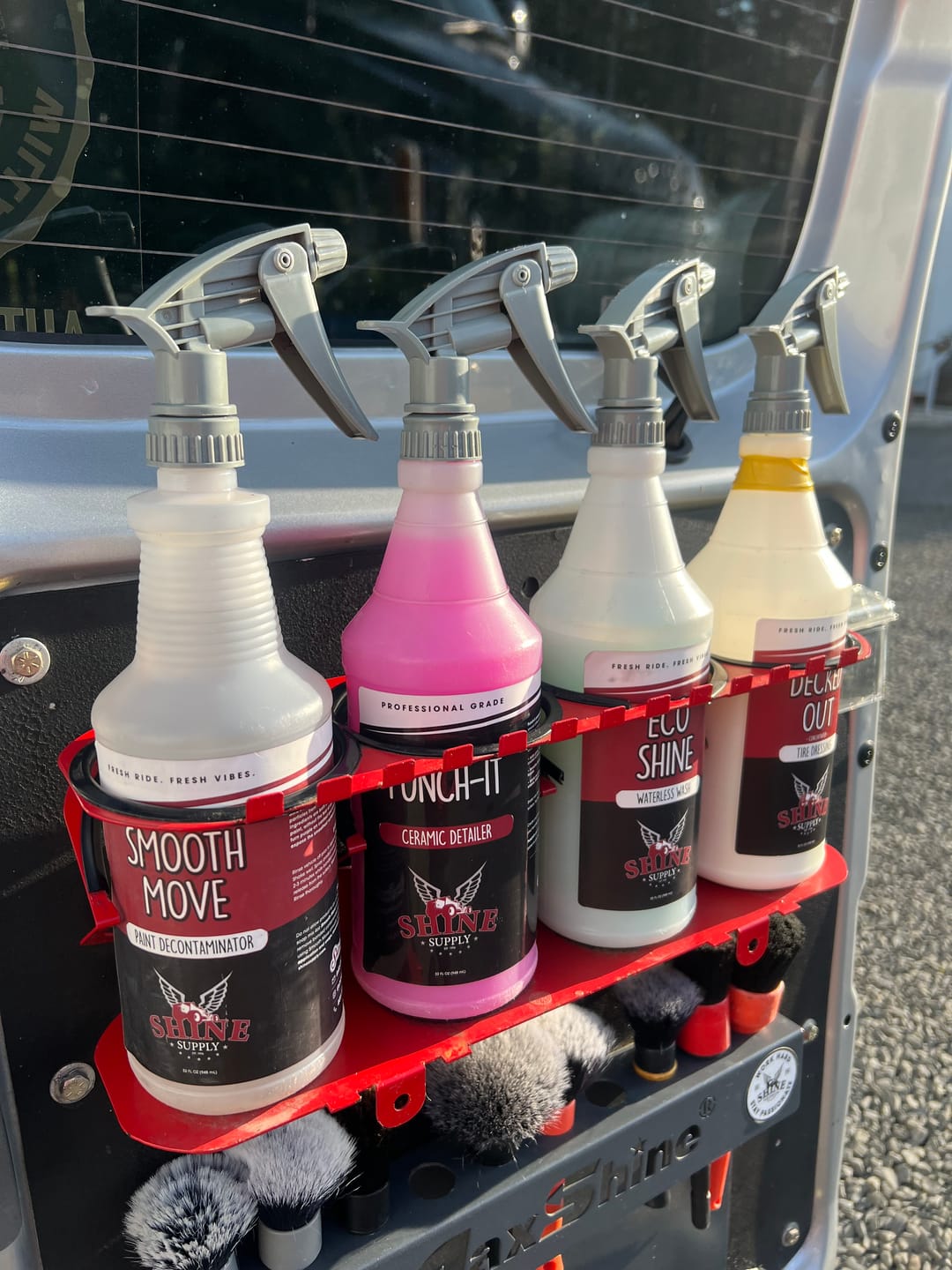 Customer photo review of Shine Supply 32oz. Labels