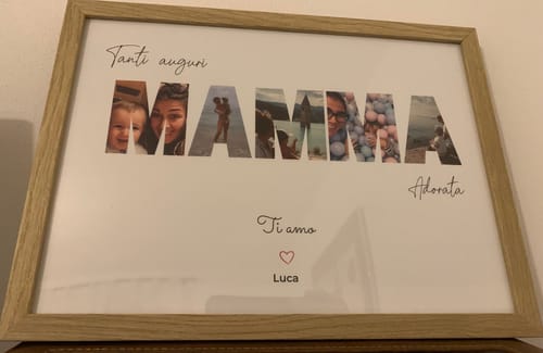 Customer photo review of Buona festa – Poster Personalizzato