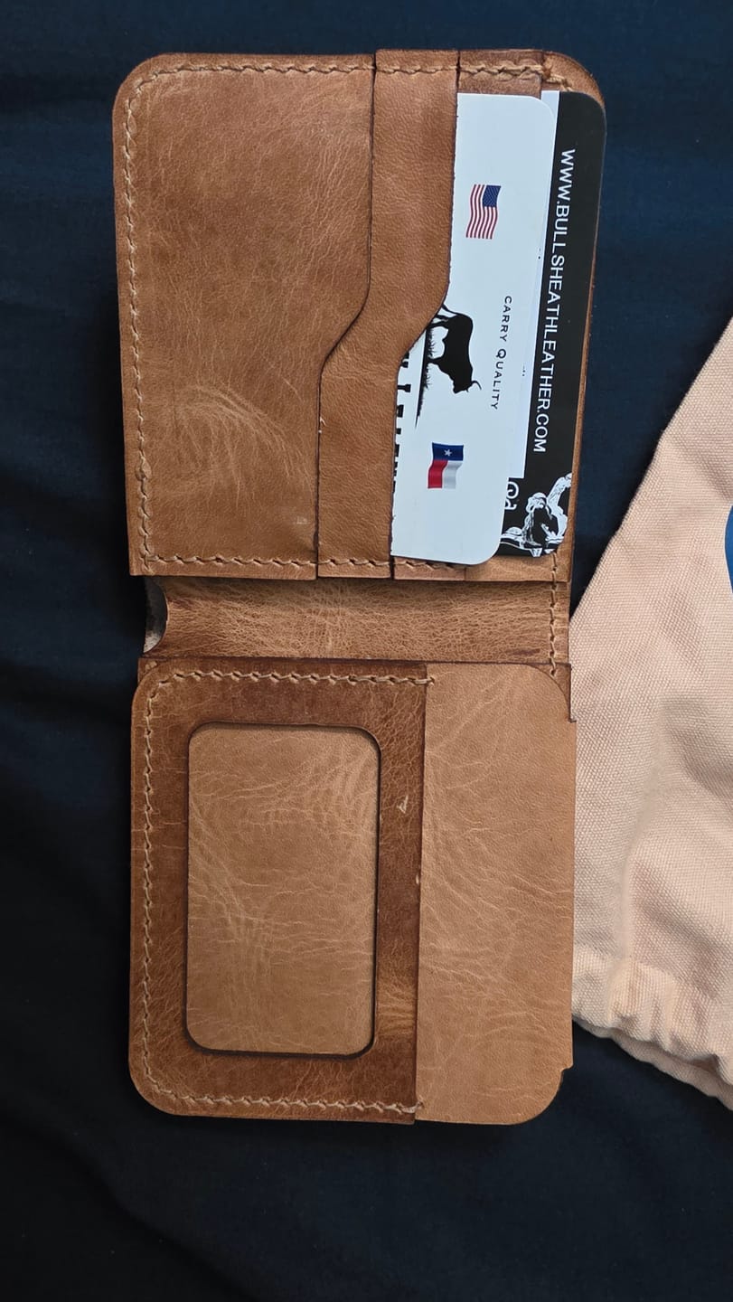 Customer photo review of Big Bend Bifold Wallet