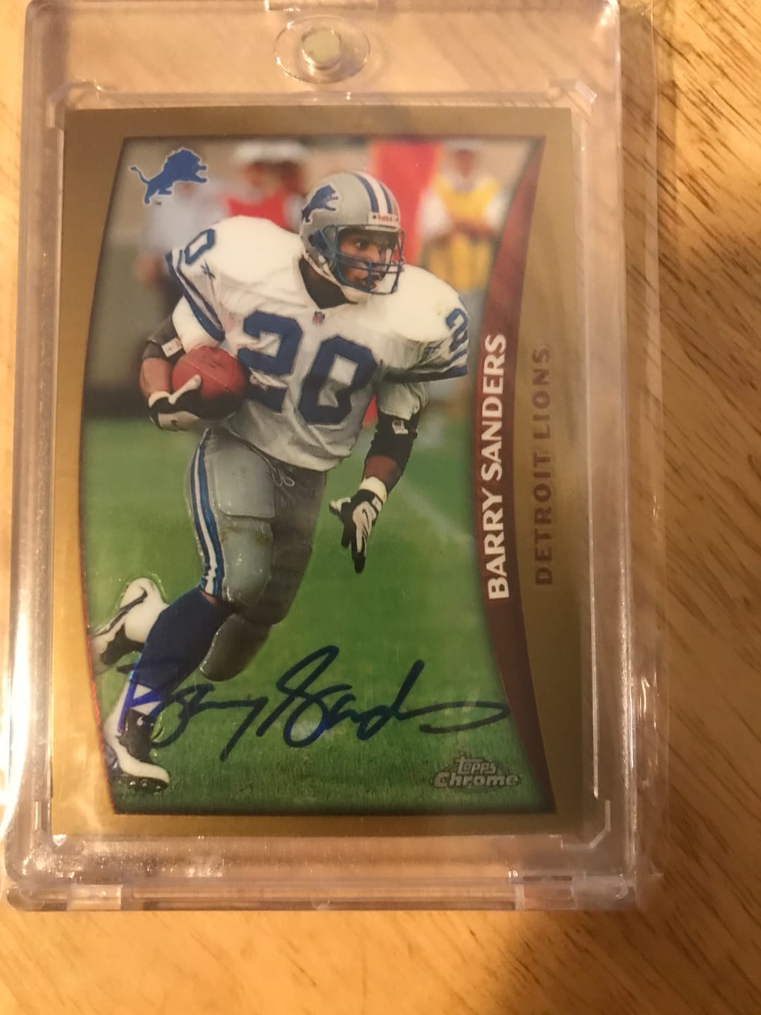 Customer photo review of Barry Sanders Autograph Signing