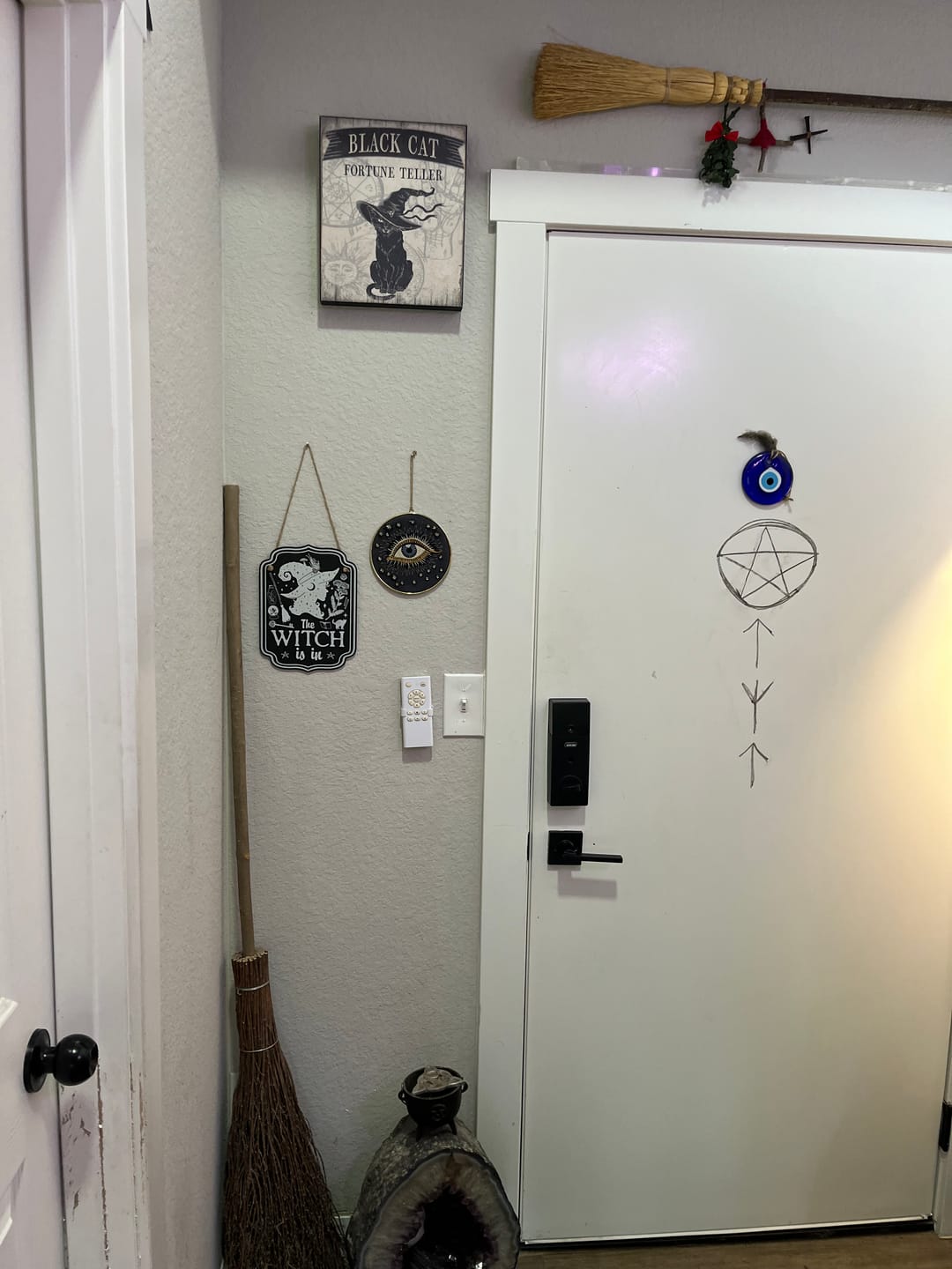 Customer photo review of Witchy Décor Wooden Sign