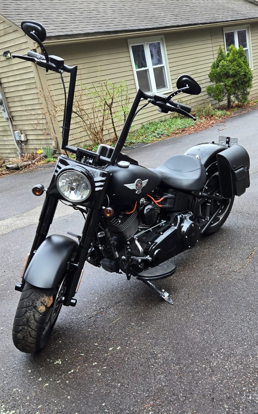 Customer photo review of 5L - Fatman Motorcycle Solo Bag For Harley Softail