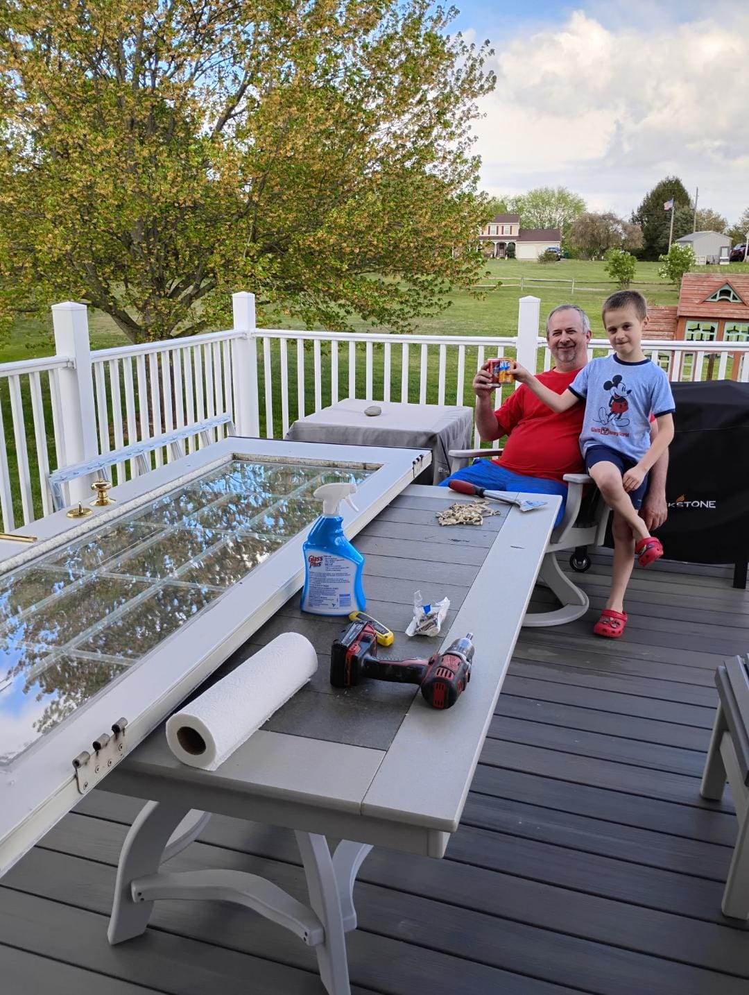 Customer photo review of Full Lite Frame Kit with 15 Grids