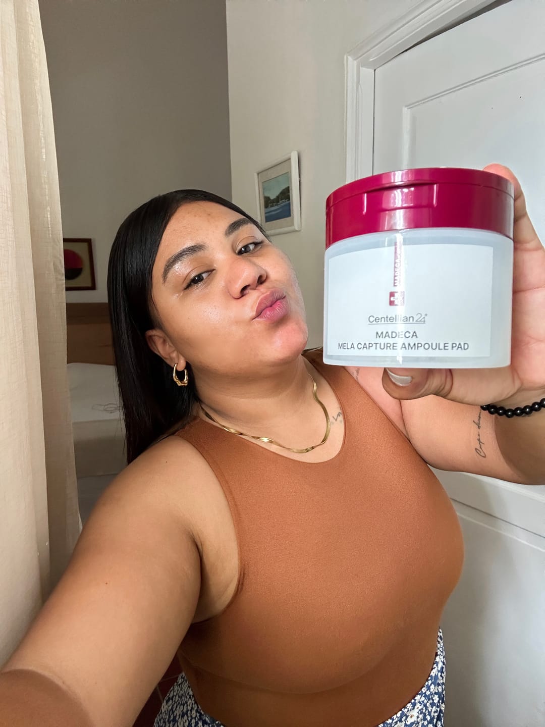 Customer photo review of Madeca Mela Capture Ampoule Pad 60pcs