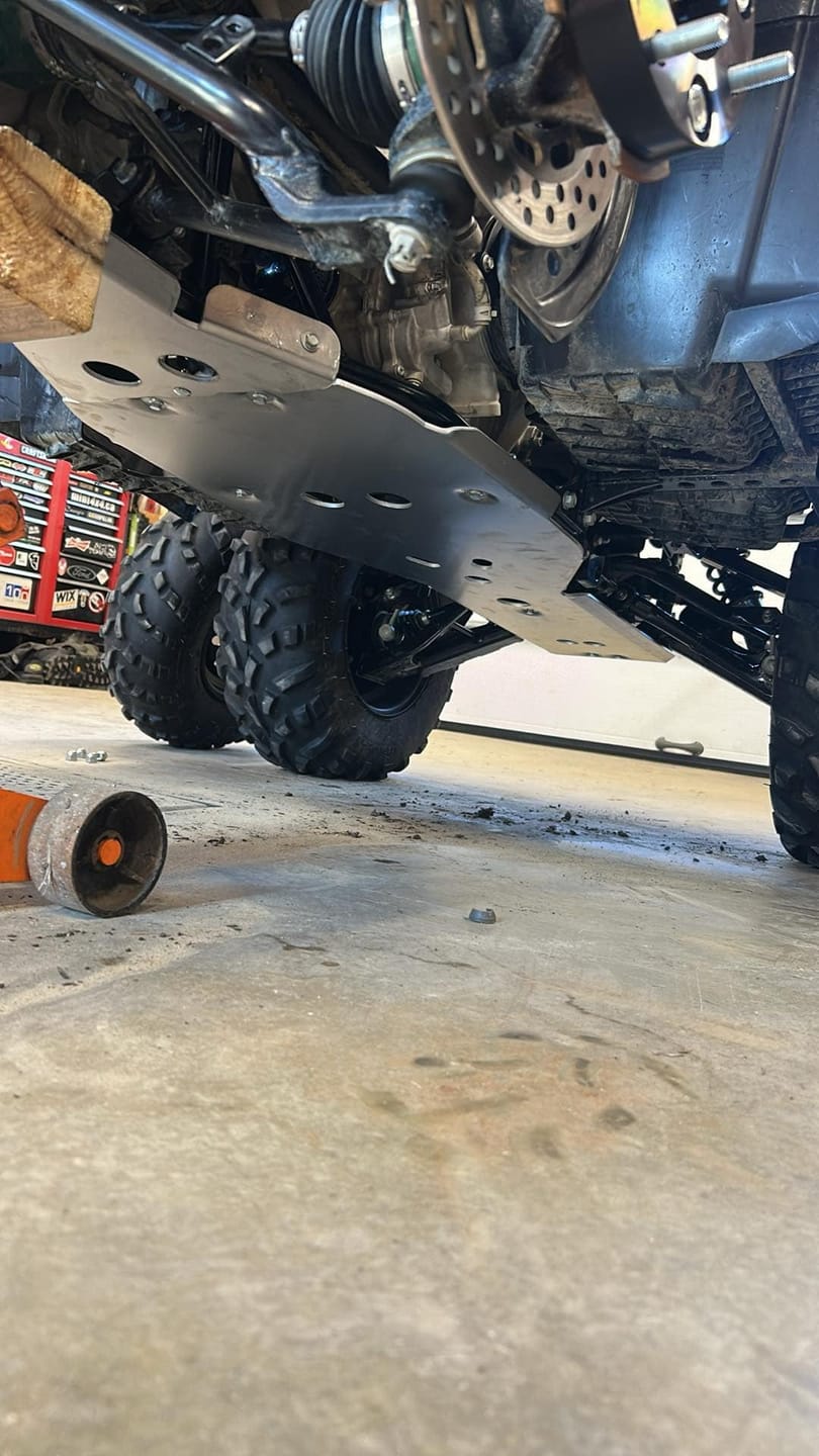 Customer photo review of Full Frame Skid Plate Kit — Suzuki KingQuad 450/500/700/750 (2005+)