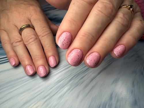Customer photo review of Gel polish "Didier Lab", Macarons, Ink Pink 10 ml