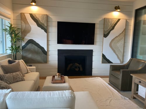 Customer photo review of Earth's Harmony Textured Canvas