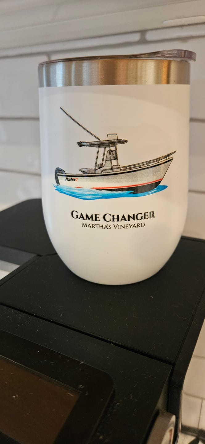 Customer photo review of Custom Wine Tumblers