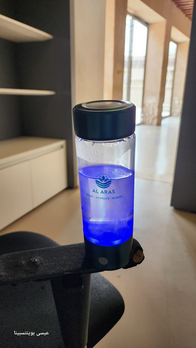 Customer photo review of Hydrogen Water Bottle - Free eBook