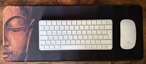 Customer photo review of Custom Size Mouse Pad