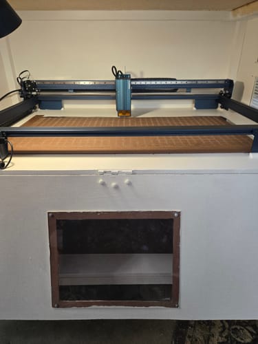 Customer photo review of AtomStack A40 Max Large Size Laser Engraving And Cutting Machine with F60 Air Assist Kit