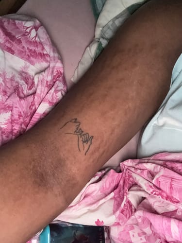 Customer photo review of Peeling savon noir anti vergetures