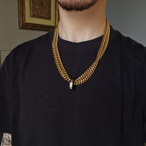 Customer photo review of 8MM CUBAN LINK CHAIN