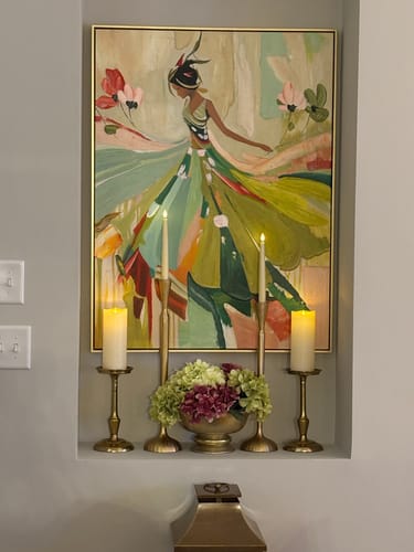 Customer photo review of Modern Abstract Painting #ABAV519