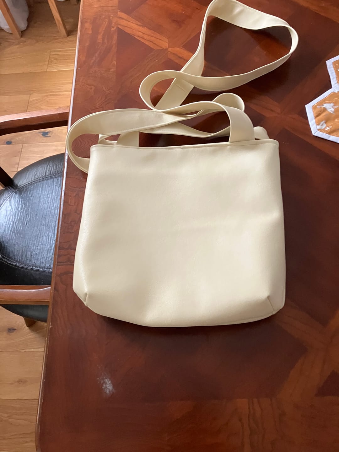 Customer photo review of Plain Faux Leather Fabric
