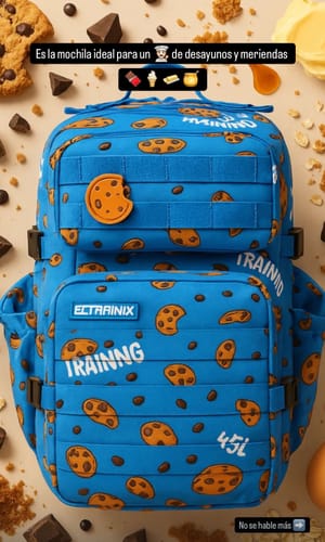 Customer photo review of Mochila Táctica V1 All In 45L Cookie