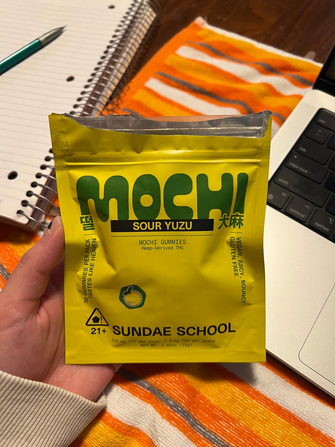 Customer photo review of Sour Yuzu (5mg)