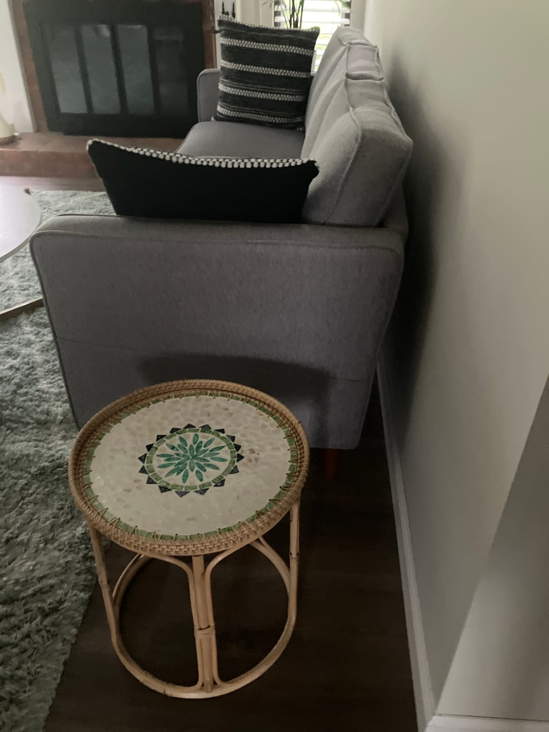 Customer photo review of Oasis Rattan Table