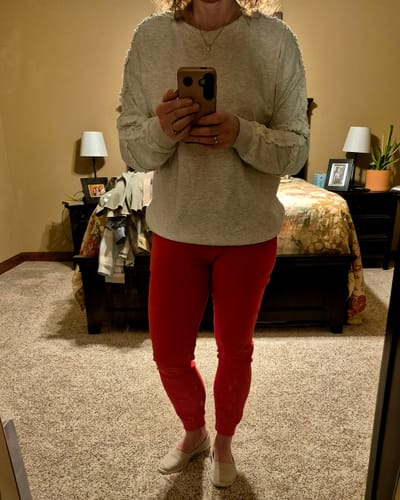 Customer photo review of Betsey's Joggers