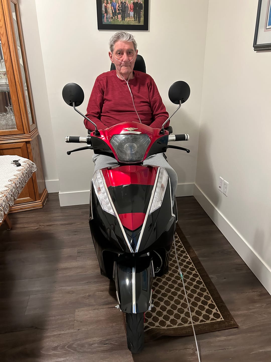 Customer photo review of E-Bike Rain Cover