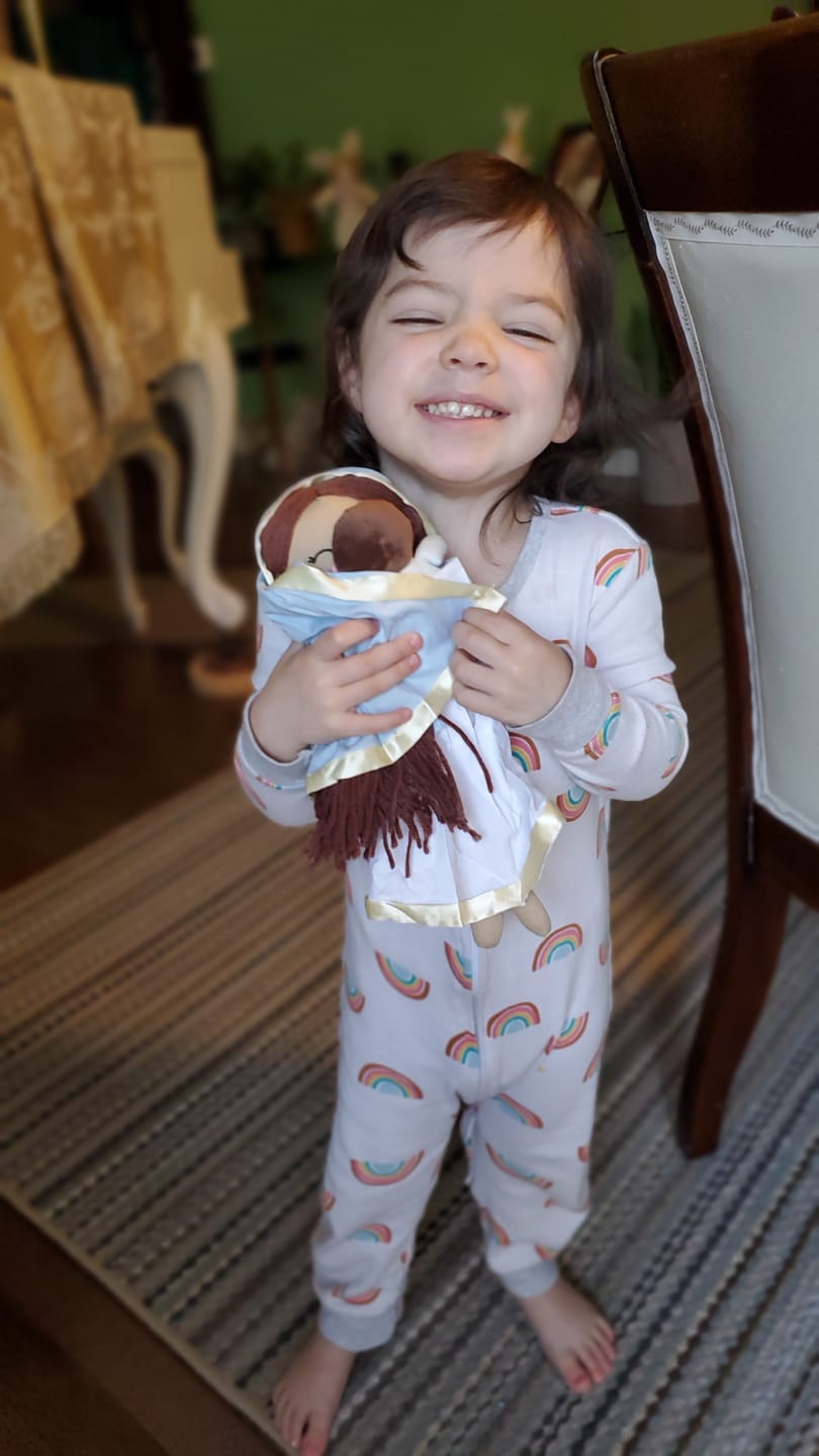 Customer photo review of Blessed Mother Rag Doll