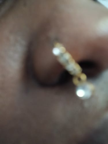 Customer photo review of Piercing Aliya