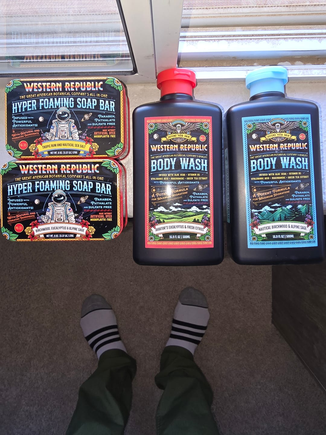 Customer photo review of Body Wash Double Scent Starter Kit