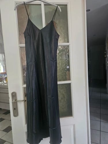 Customer photo review of Satin Camisole Sheer Sleepwear With Soft Lightweight Luxury | KIMLUD
